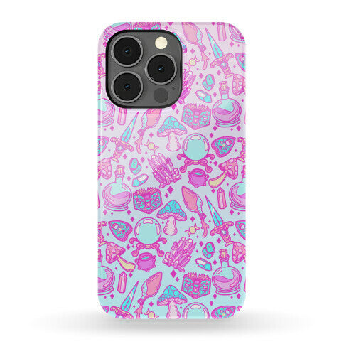 Pastel Goth Witch Pattern Phone Case